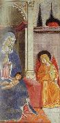 Benozzo Gozzoli Madonna and Child with Angel Playing Music USA oil painting artist